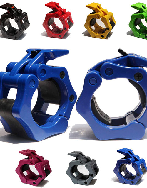 Load image into Gallery viewer, 25/50mm Spinlock Collars Barbell Collar Lock Dumbell Clips Barbell