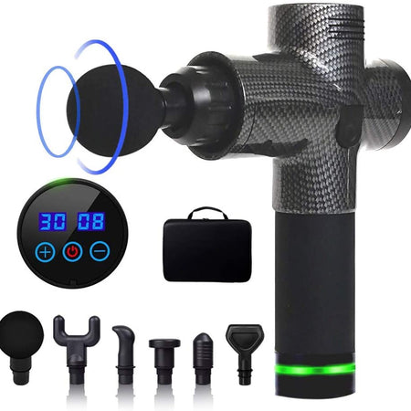 30 Speeds Premium 6 Heads  Handheld Massager